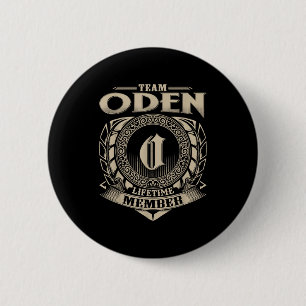 Team Oden Lifetime Member Funny Oden Family Name V 6 Cm Round Badge