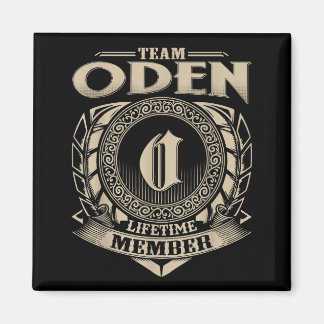 Team Oden Lifetime Member Funny Oden Family Name V Magnet