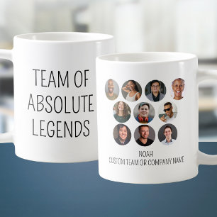 Team Of Absolute Legends 10 Photo Coworker Office Coffee Mug
