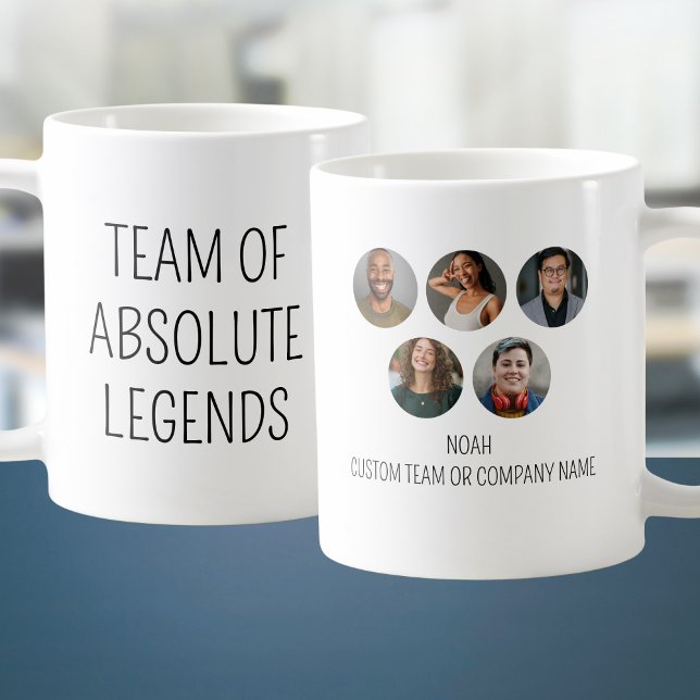 Team Of Absolute Legends 5 Photo Coworkers Office Coffee Mug (Team Of Absolute Legends 5 Photo Coworkers Office Coffee Mug
)