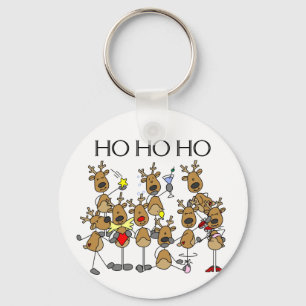 Team of Reindeer Tshirts and Gifts Key Ring
