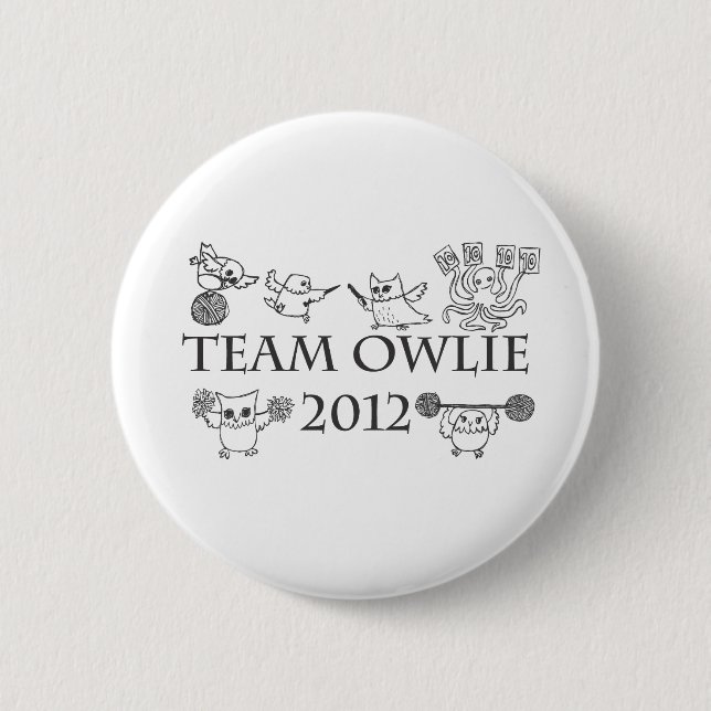 Team-owlie-2012 6 Cm Round Badge (Front)