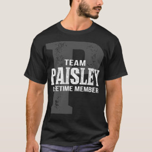 Team Paisley Lifetime Member T-Shirt