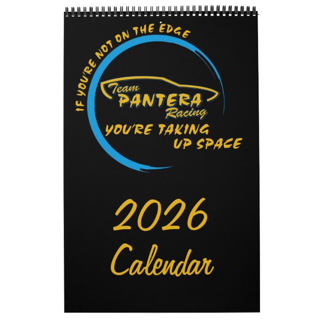 Team Pantera Racing - 2026 Calendar (Cover)