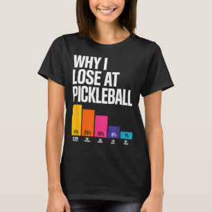 Team partner paddle court pickleball losing humor T-Shirt