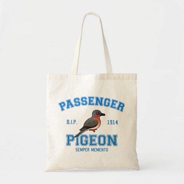 Team Passenger Pigeon Tote Bag (Front)