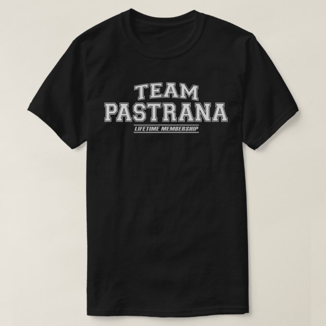 Team Pastrana  Proud Family Surname, Last Name Gif T-Shirt (Design Front)