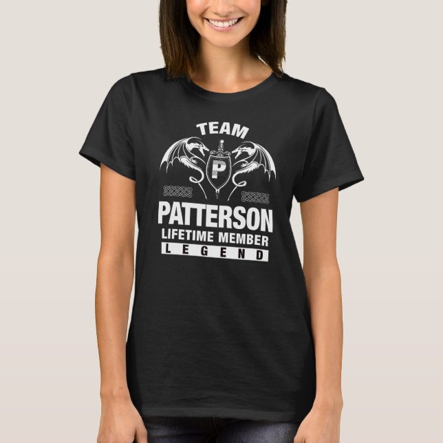 Team Patterson Lifetime Member T-Shirt (Front)