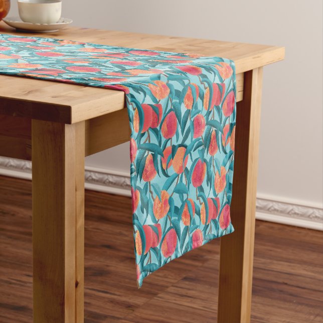 Team Peaches Short Table Runner (In Situ)