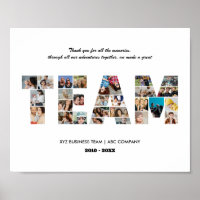 Team Photo Collage Colleague Farewell Party