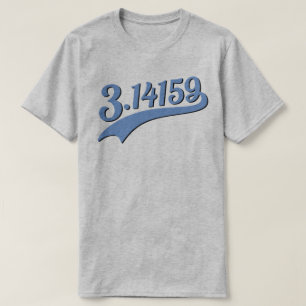 Team Pi 3.14159 Blue T-Shirt