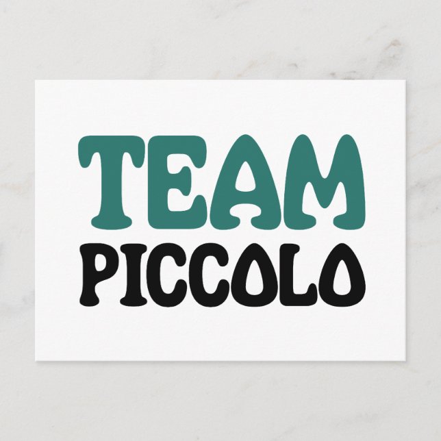 Team Piccolo Postcard (Front)