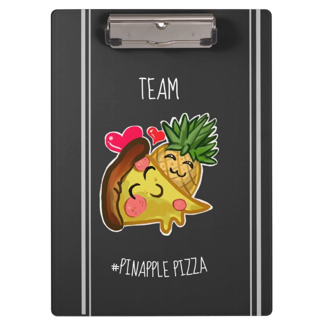 Team Pinapple Pizza Clipboard (Front)