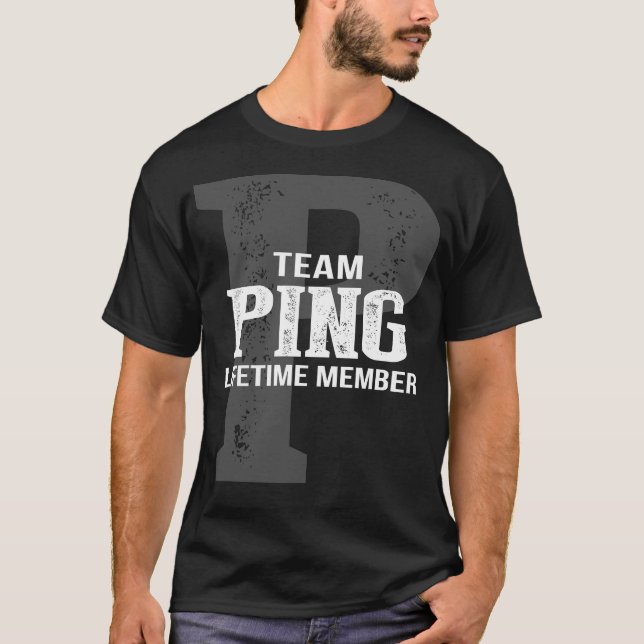 Team PING Lifetime Member T-Shirt (Front)