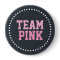 Team Pink Chalkboard Baby Gender Reveal