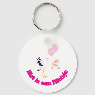Team Pink - Gender Reveal Design Key Ring