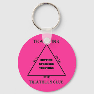 team pink keychain