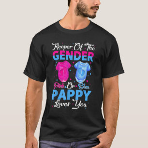Team Pink Or Blue Keeper Of The Gender Pappy Loves T-Shirt
