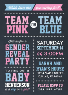 gender reveal invitations zazzle com au