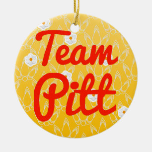 Team Pitt Ceramic Tree Decoration