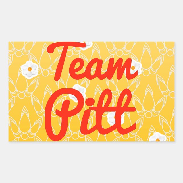 Team Pitt Rectangular Sticker (Front)