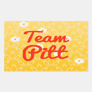 Team Pitt Rectangular Sticker
