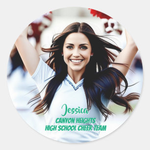 Team Player Custom Photo Sticker Set
