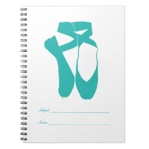 Team Pointe Ballet Aqua Notebook
