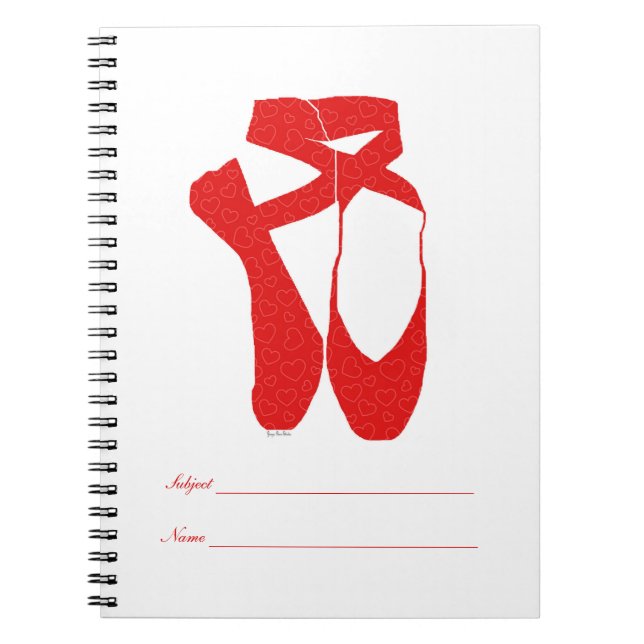 Team Pointe Ballet Love Notebook (Front)