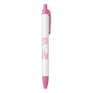 Team Pointe Ballet Pointe Pink Black Ink Pen