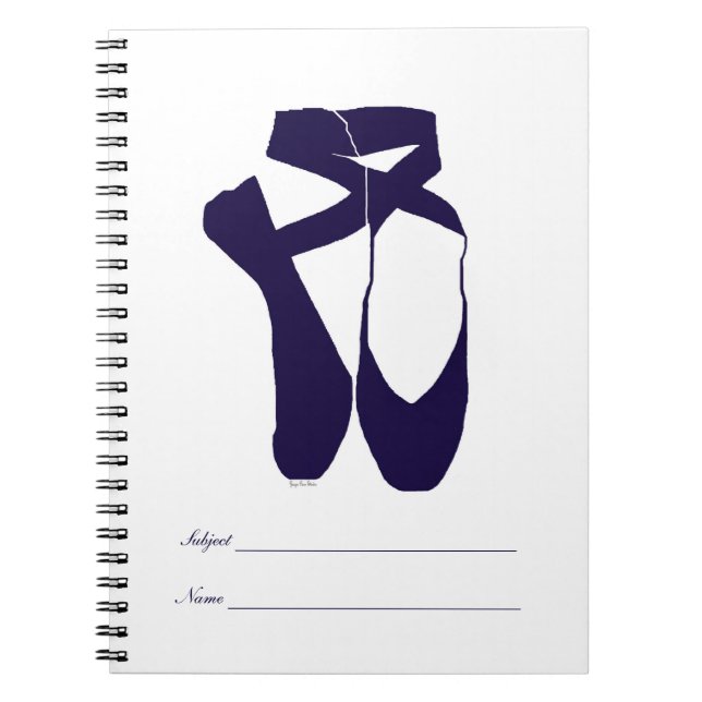 Team Pointe Ballet Sapphire Notebook (Front)
