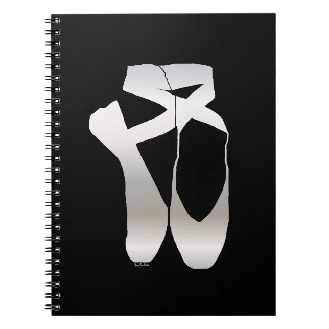 Team Pointe Ballet Silhouette Notebook (Front)