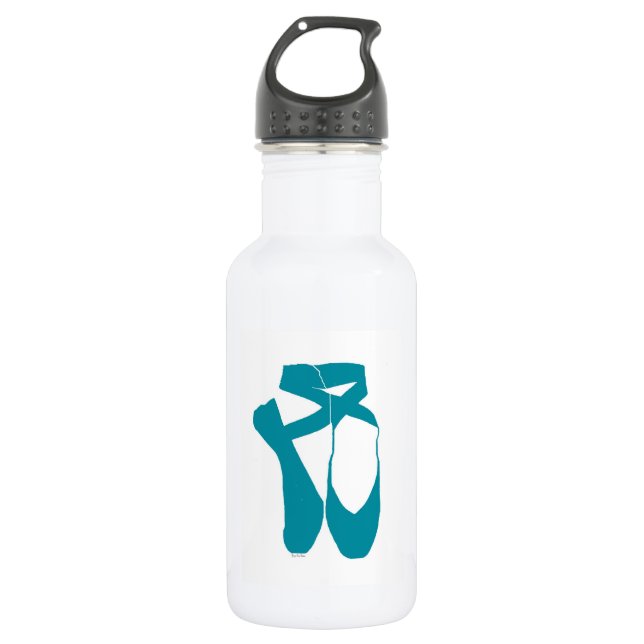 Team Pointe Ballet Turquoise 532 Ml Water Bottle (Front)