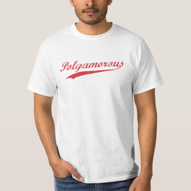 Team Polyamory Polyamorous and Proud T-Shirt (Front)