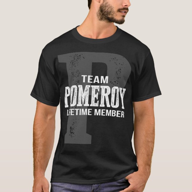 Team POMEROY Lifetime Member T-Shirt (Front)