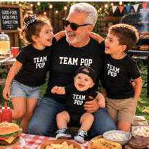 Team Pop Matching Baby Fathers Day Gift