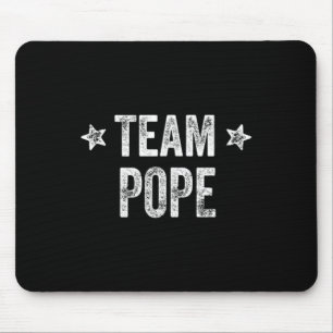 Team Pope - Last Name _ Pope Family Member Surname Mouse Pad