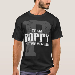 Team Poppy Lifetime Member T-Shirt
