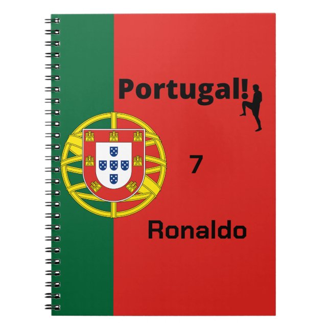Team Portugal Flag Edition, custom Notebook (Front)