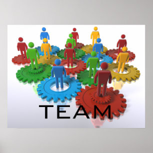 Team poster (with emphasis on diversity)