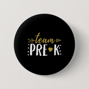 Team Pre-k Preschool Teacher Student Arrow 6 Cm Round Badge