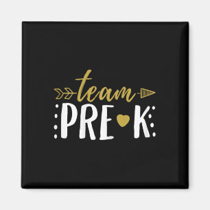 Team Pre-k Preschool Teacher Student Arrow Magnet