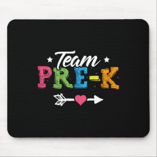 Team Pre-k Preschool Teacher Student Byck To Schoo Mouse Pad