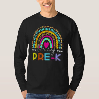Team Pre K Squad Back To School Rainbow Kids Teach T-Shirt