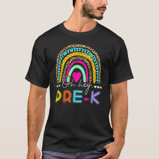 Team Pre K Squad Back To School Rainbow Kids Teach T-Shirt
