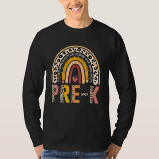 Team Pre K Squad Back To School Rainbow Kids Teach T-Shirt