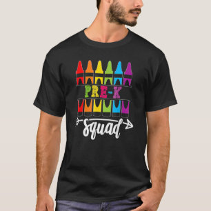 Team Pre K Squad Teacher Back To School 2022 Penci T-Shirt
