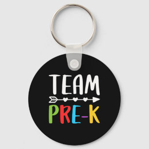 Team Pre-k Teacher Byck To School Key Ring