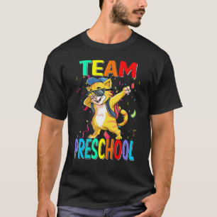 Team Preschool Cat Back To School T-Shirt