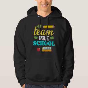 team preschool hoodie